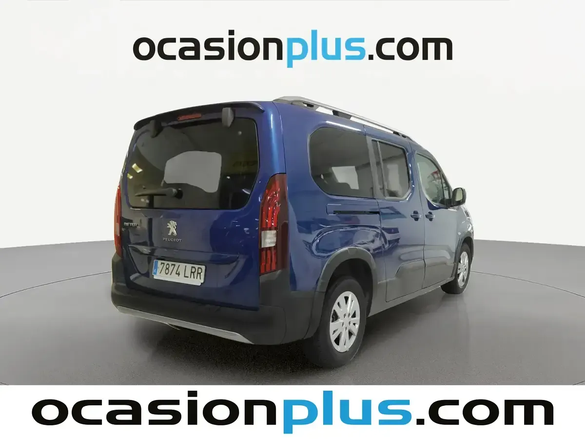Usado Peugeot Rifter Allure 130 CV (95 kW) 2021 Azul Monovolumen
