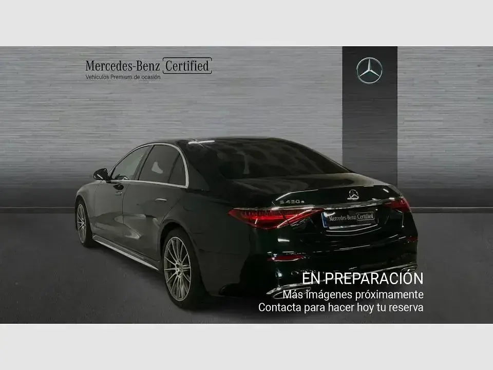 Usado Mercedes S450 AMG line 408 CV (300 kW) 2024 Verde Berlina