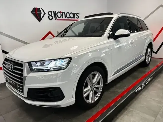 Usado Audi Q7 S-Line 272 CV (200 kW) 2018 Blanco SUV