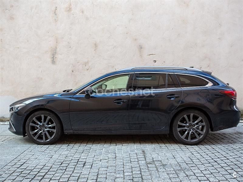 Negro Usado 2015 Mazda 6 Luxury Familiar | 14.000 € (Precio justo) - Imagen 1/4