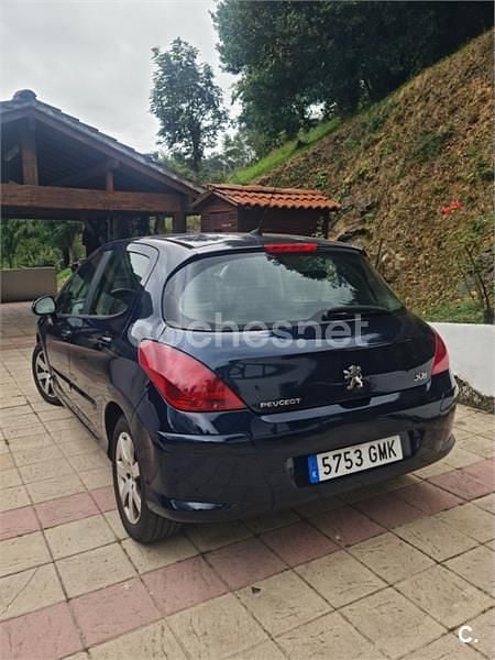 Azul Usado 2009 Peugeot 308 Sport Berlina | 3600 € (Precio justo) - Imagen 1/4