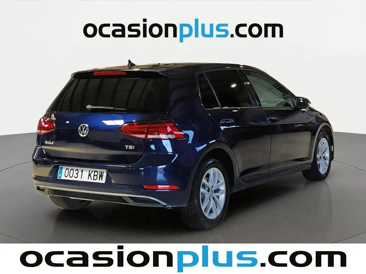 Usado VW Golf VII Advance 125 CV (91 kW) 2017 Azul Berlina