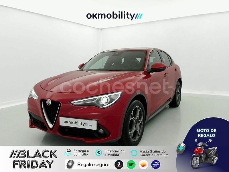 Rojo Usado 2022 Alfa Romeo Stelvio Ti SUV | 30.900 € (Buen precio) - Imagen 1/4