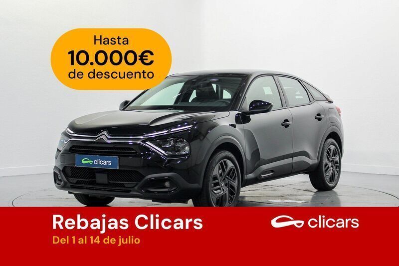 Negro Usado 2024 Citroën C4 PureTech Berlina | 17.490 € (Buen precio) - Imagen 1/4