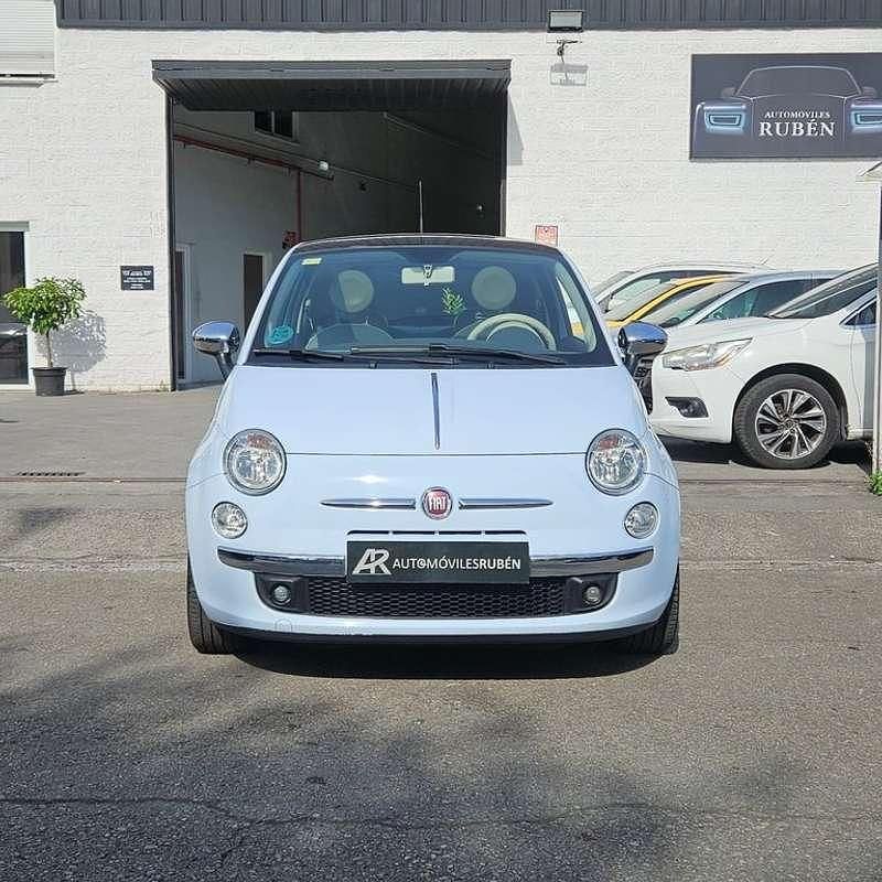Usado Fiat 500 Lounge 69 CV (50 kW) 2008 Azul Utilitario