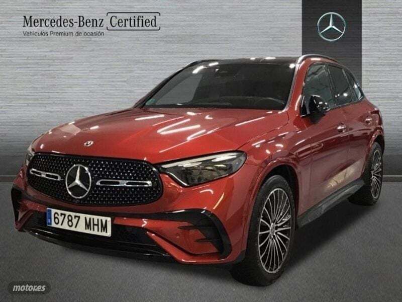 Rojo jacinto Usado 2023 Mercedes GLC220 AMG line | 61.900 € (Precio justo) - Imagen 1/4