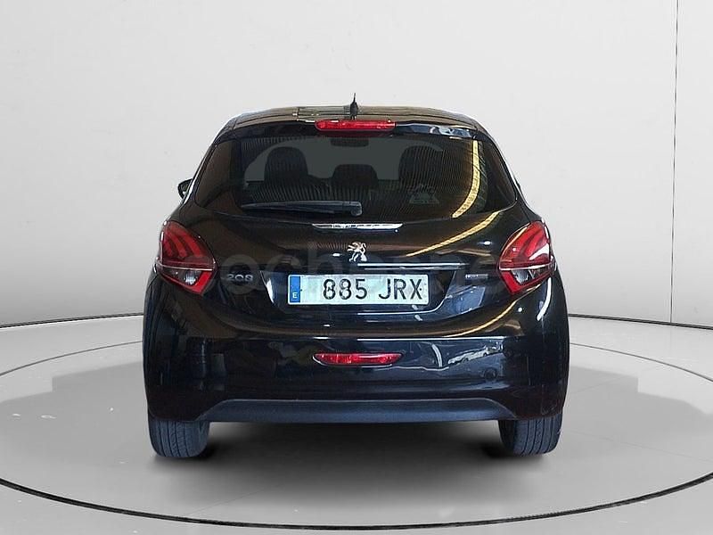 Usado Peugeot 208 Style 82 CV (60 kW) 2016 Negro Utilitario