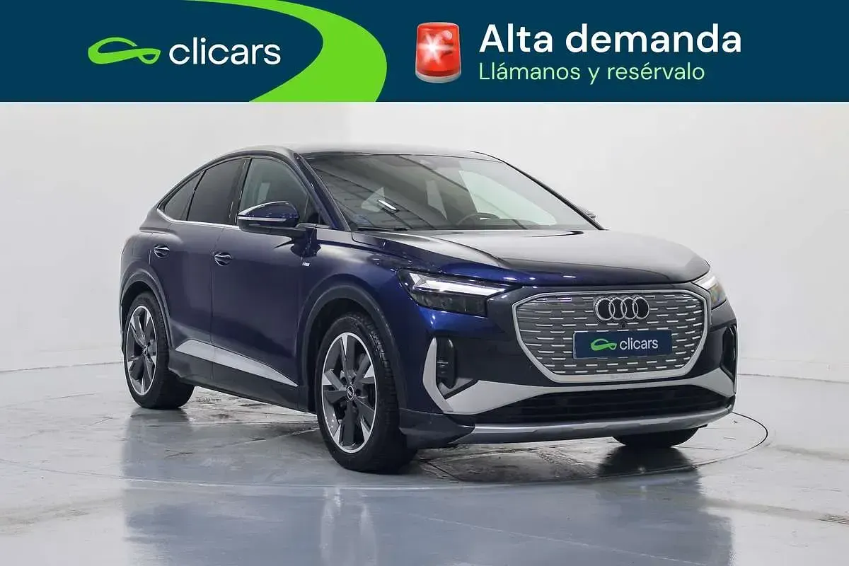Usado Audi Q4 Sportback e-tron S-Line 150 kW (204 CV) 2022 Azul SUV
