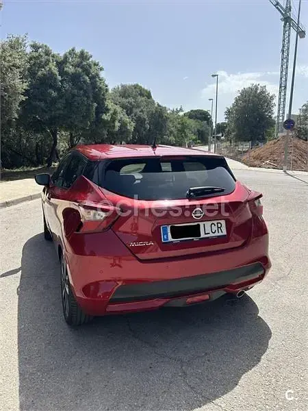 Usado Nissan Micra Acenta 100 CV (73 kW) 2019 Rojo Utilitario