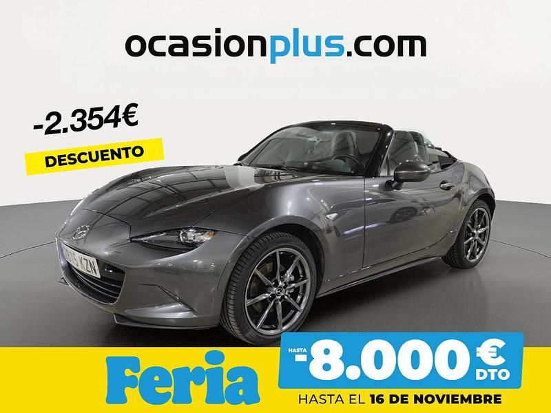 Gris Usado 2019 Mazda MX5 Descapotable | 25.900 € (Precio justo) - Imagen 1/4