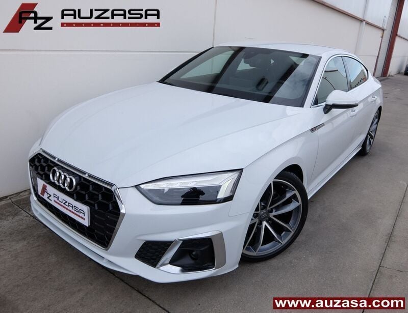 Blanco Usado 2021 Audi A5 Sportback S-Line Utilitario | 37.800 € - Imagen 1/4