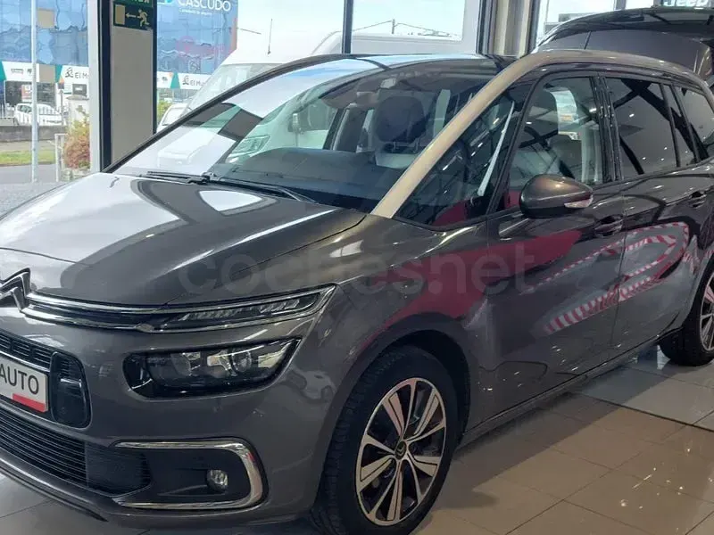 Usado Citroën C4 Picasso PureTech 130 CV (95 kW) 2018 Gris / plata Monovolumen