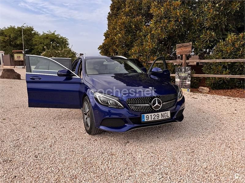 Azul Usado 2015 Mercedes C350e Avantgarde Familiar | 18.500 € (Caro) - Imagen 1/4