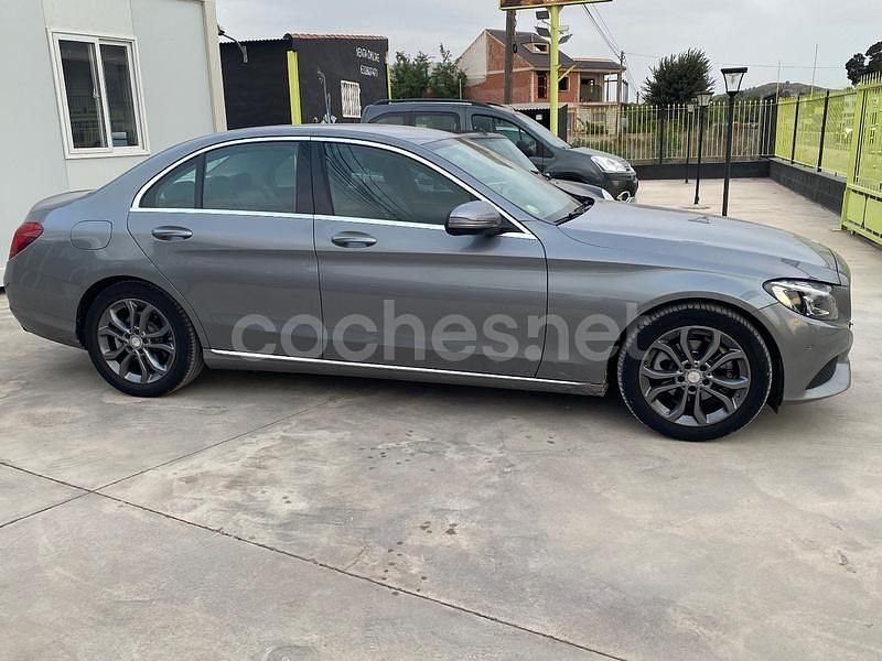 Usado Mercedes C200 Avantgarde 136 CV (100 kW) 2016 Gris / plata Berlina