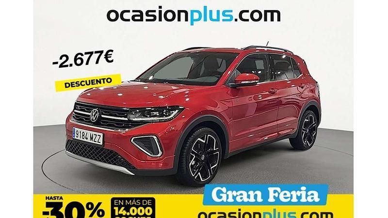 Rojo Usado 2025 VW T-Cross R-line SUV | 26.773 € (Precio justo) - Imagen 1/4