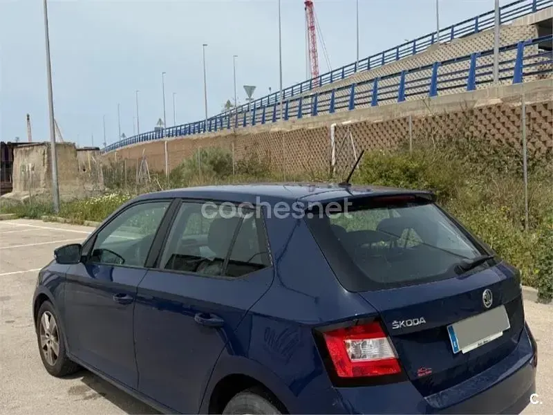 Brugt Skoda Fabia 75 HK (55 kW) 2017 Blå Sedan