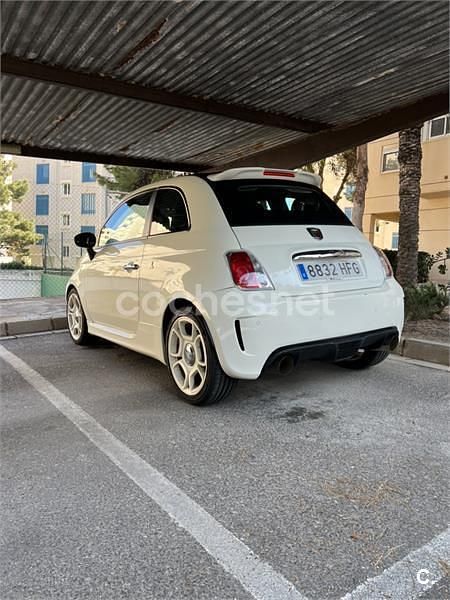 Usado Abarth 500C 140 CV (102 kW) 2011 Blanco Descapotable