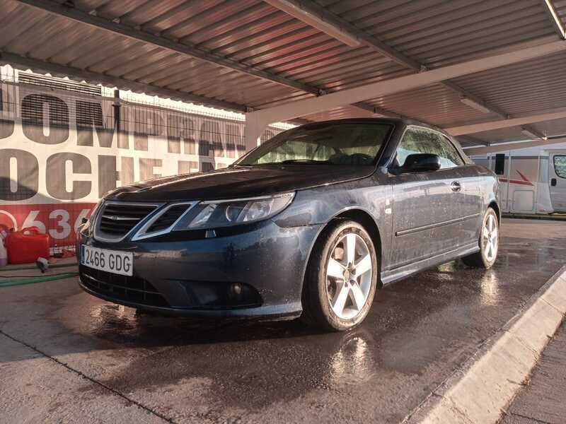 Azul Usado 2008 Saab 9-3 Vector Descapotable | 7400 € (Precio justo) - Imagen 1/4
