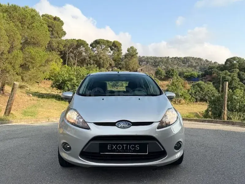 Usado Ford Fiesta Trend 95 CV (69 kW) 2010 Gris / plata Berlina
