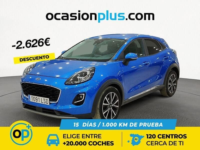 Usado Ford Puma Titanium 120 CV (88 kW) 2021 Azul Recogida