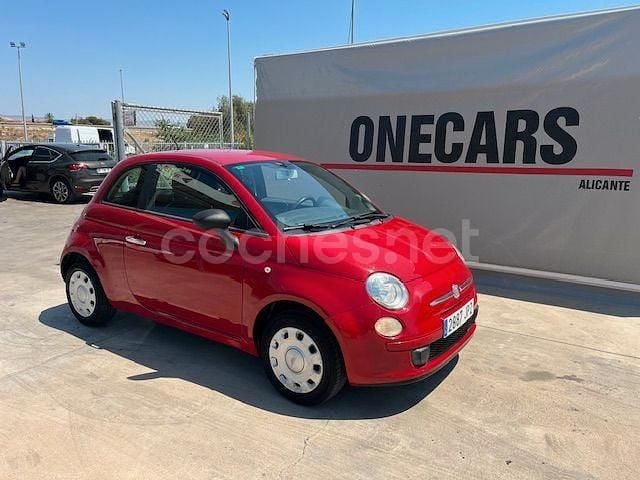 Rojo Usado 2010 Fiat 500 Lounge Berlina | 4450 € (Buen precio) - Imagen 1/4