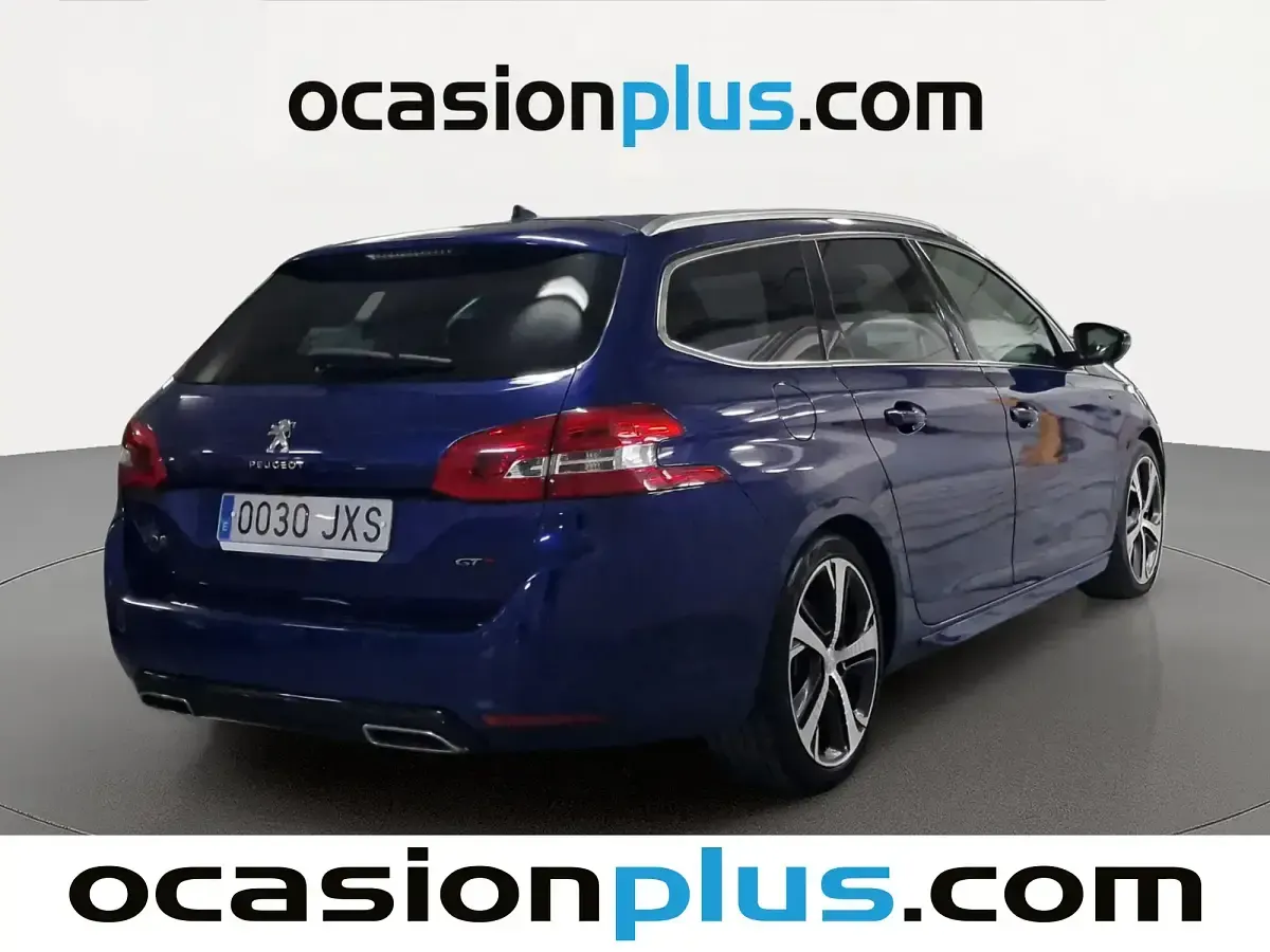 Usado Peugeot 308 GT 180 CV (132 kW) 2017 Azul Familiar