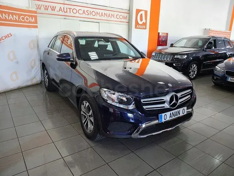 Usado Mercedes GLC220 170 CV (125 kW) 2018 Azul SUV