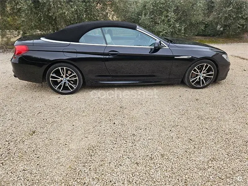Usado BMW 640 Cabriolet 320 CV (235 kW) 2014 Negro Descapotable