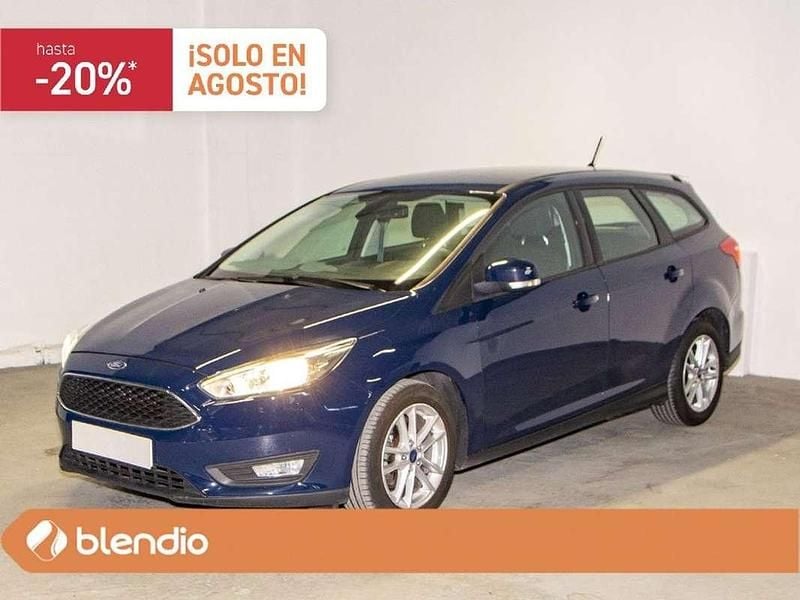 Azul Usado 2017 Ford Focus Trend+ Utilitario | 9400 € (Buen precio) - Imagen 1/4
