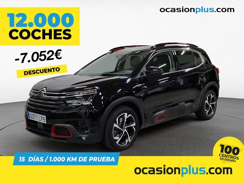 Negro Usado 2021 Citroën C5 Aircross Feel SUV | 18.150 € (Precio justo) - Imagen 1/4