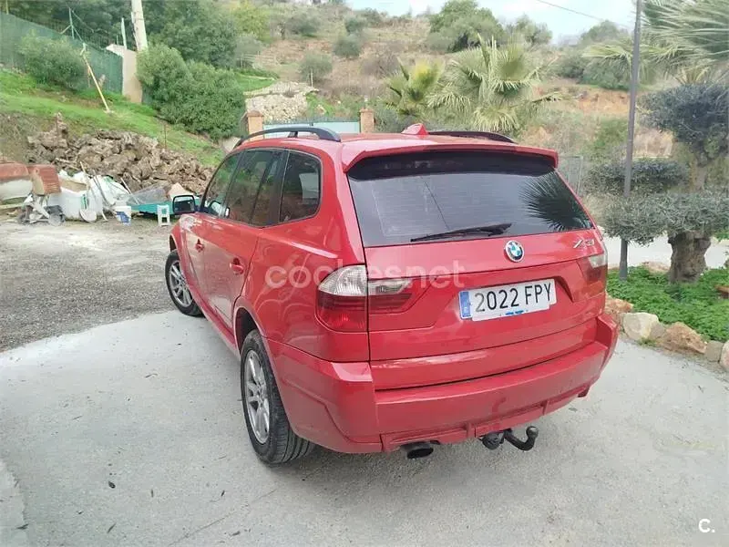 Usado BMW X3 150 CV (110 kW) 2007 Rojo SUV