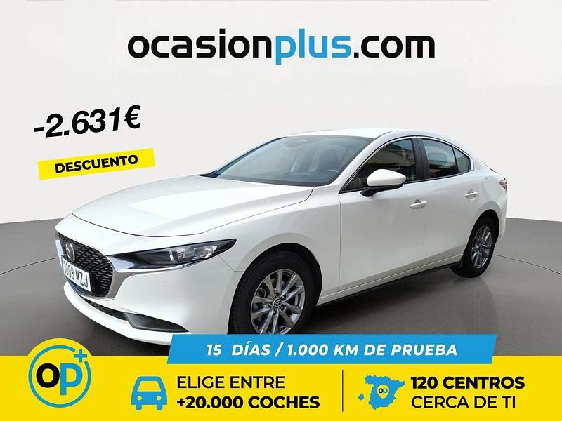 Usado Mazda 3 Prime-Line 140 CV (102 kW) 2025 Blanco Berlina