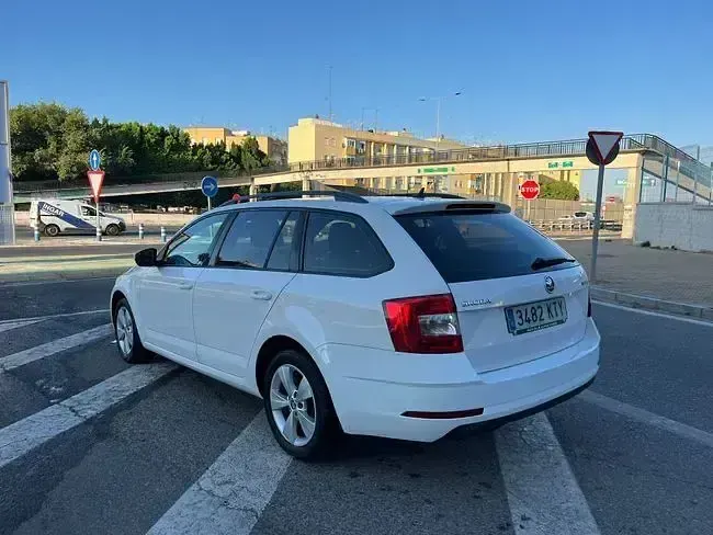 Occasion Skoda Octavia Ambition 115 PK (84 kW) 2019 Wit Stationwagen