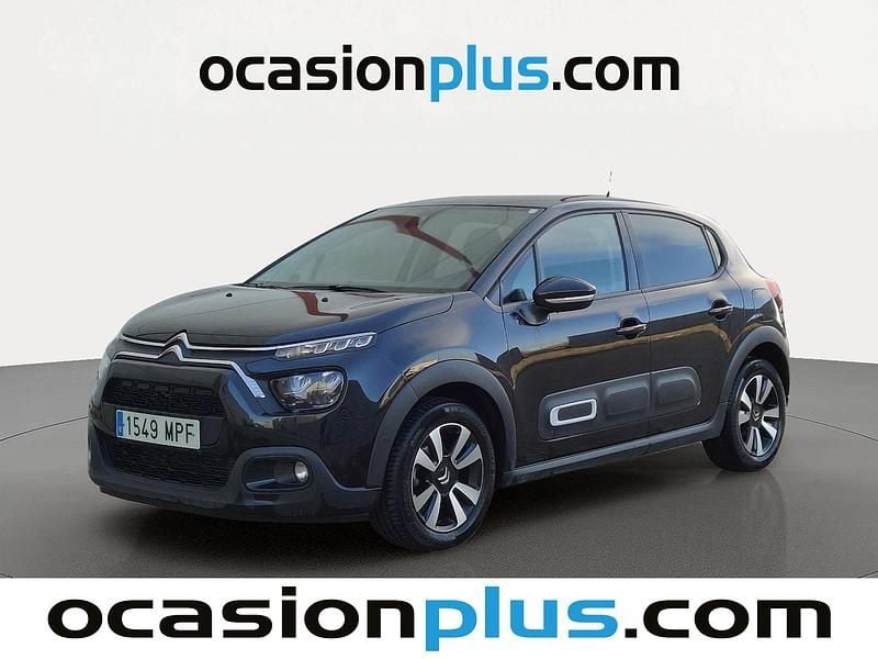 Negro Usado 2024 Citroën C3 PureTech Utilitario | 13.355 € (Precio justo) - Imagen 1/4