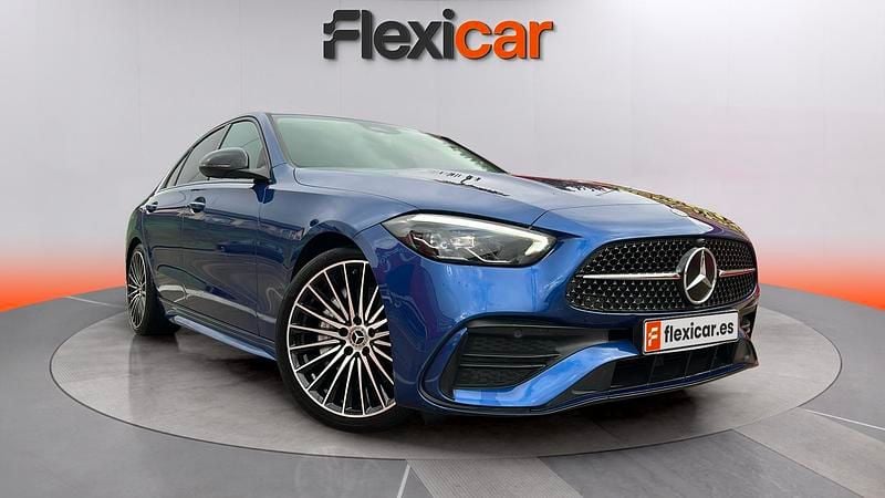 Usado Mercedes C200 163 CV (119 kW) 2022 Azul Berlina