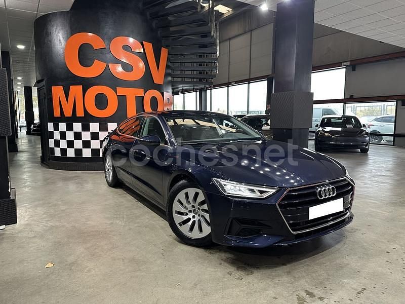 Usado Audi A7 286 CV (210 kW) 2019 Azul Berlina
