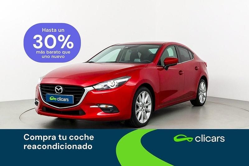 Rojo Usado 2018 Mazda 3 Berlina | 13.990 € (Precio justo) - Imagen 1/4