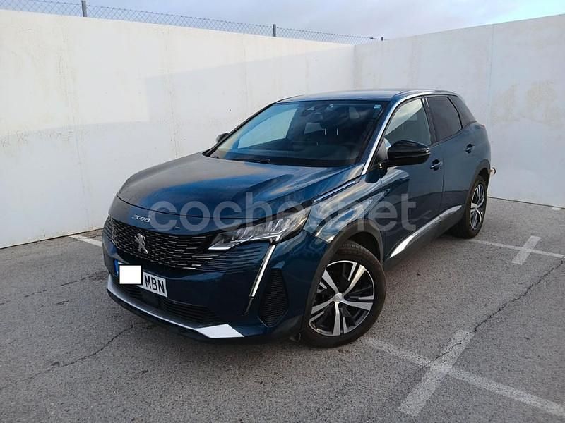 Azul Usado 2022 Peugeot 3008 Allure SUV | 17.900 € (Precio justo) - Imagen 1/4