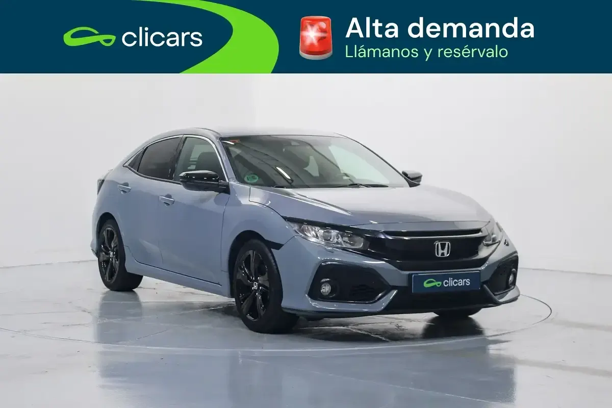 Usado Honda Civic Elegance 129 CV (94 kW) 2018 Gris Berlina