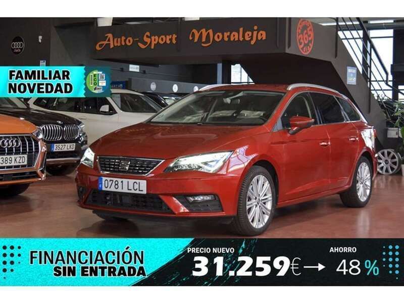 Rojo Usado 2019 Seat Leon ST XCELLENCE Familiar | 15.400 € (Precio justo) - Imagen 1/4