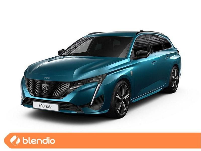 Azul Usado 2023 Peugeot 308 GT Familiar | 33.700 € - Imagen 1/4