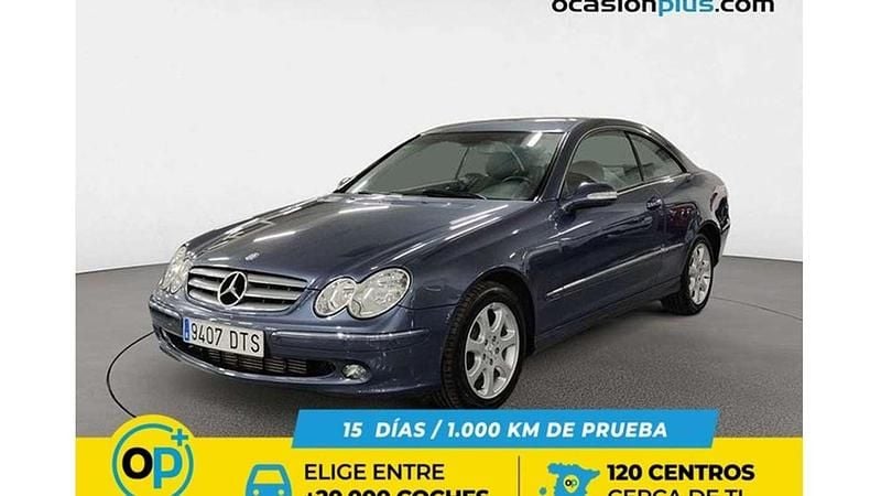 Usado Mercedes CLK200 170 CV (125 kW) 2005 Azul Coupe