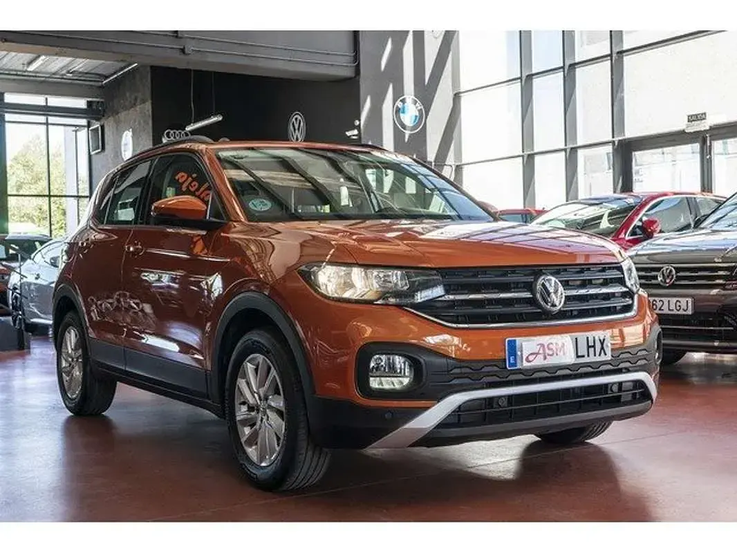 Usado VW T-Cross Advance 95 CV (69 kW) 2020 Naranja SUV