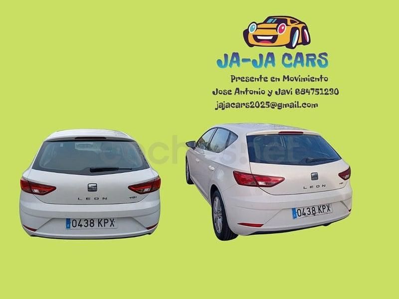 Usado Seat Leon Style 110 CV (80 kW) 2018 Blanco Berlina