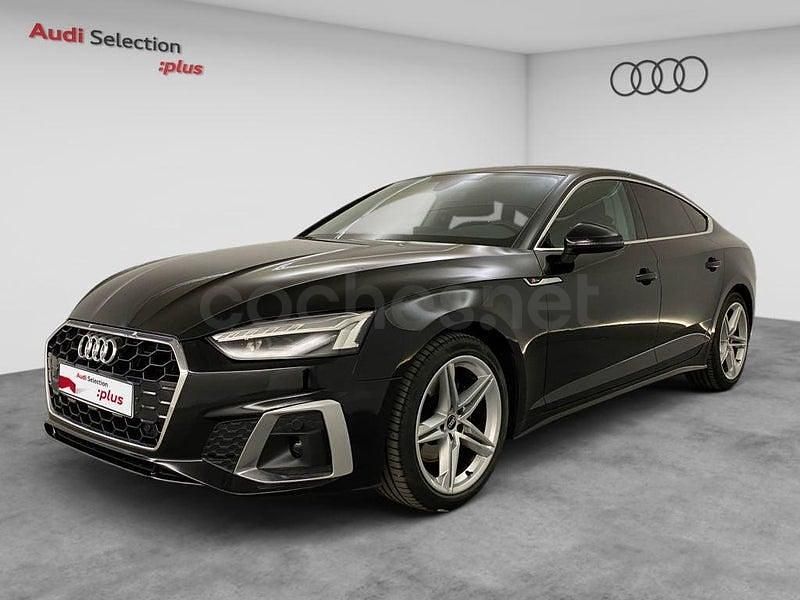 Usado Audi A5 Sportback S-Line 163 CV (119 kW) 2021 Negro Utilitario