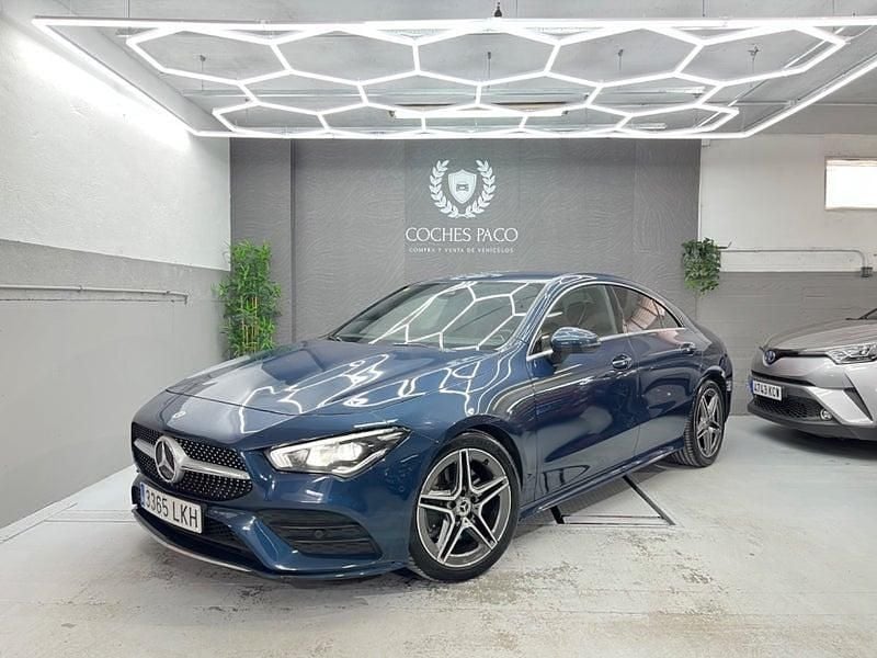Usado Mercedes CLA200 150 CV (110 kW) 2021 Azul Berlina