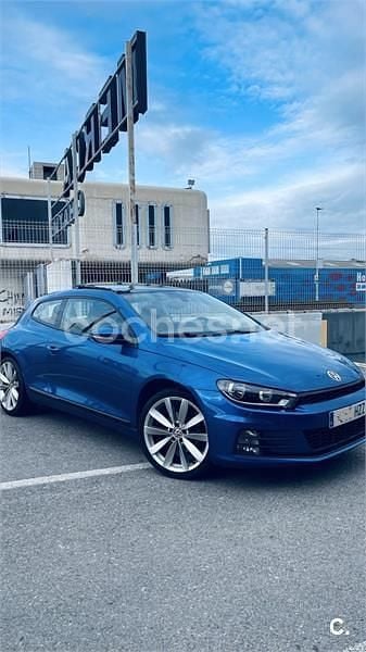 Usado VW Scirocco R-line 125 CV (91 kW) 2014 Azul Coupe