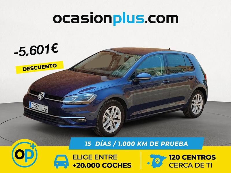 Usado VW Golf VII Advance 150 CV (110 kW) 2017 Azul Utilitario