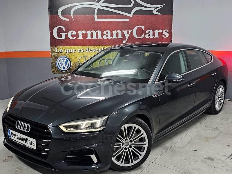 Negro Usado 2017 Audi A5 Sportback S-Line Utilitario | 22.499 € (Precio justo) - Imagen 1/4