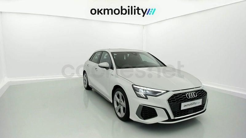 Usado Audi A3 S-Line 150 CV (110 kW) 2023 Blanco Berlina